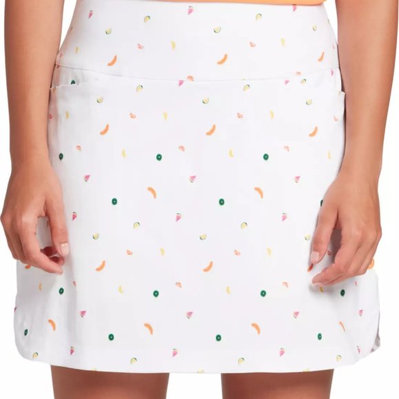 Lady Hagen Women's Golf Skort Size XXL Cocktail Hour Fruit Orange Watermelon NEW - Picture 1 of 7